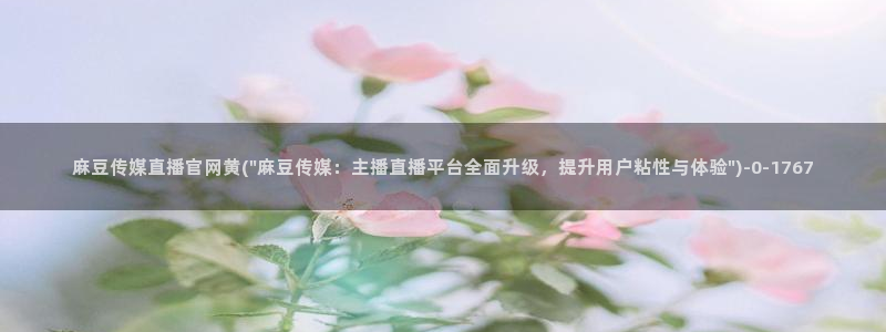 麻豆传媒精选